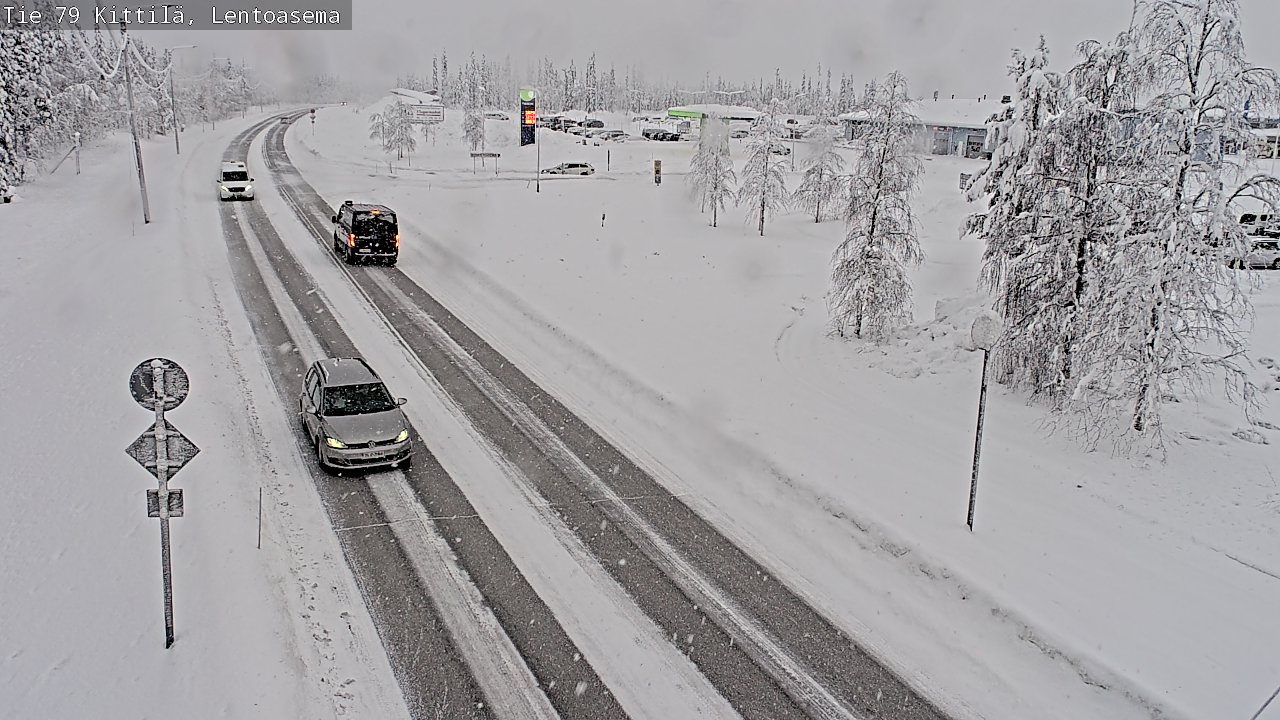 Weather Camera Image Road 79 Kittilä, Lentoasema, Kittilä, Lappi