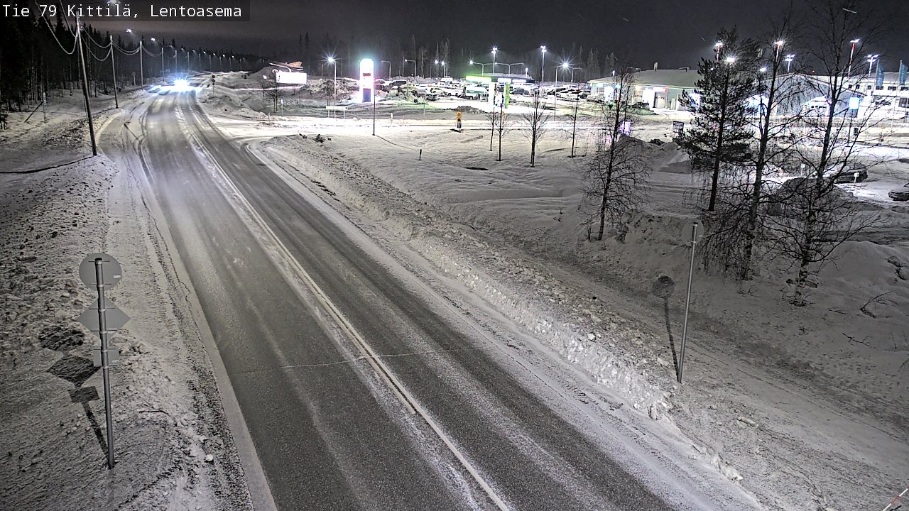 Kelikamerat Kuva Tie 79 Kittilä, Lentoasema, Kittilä, Lappi