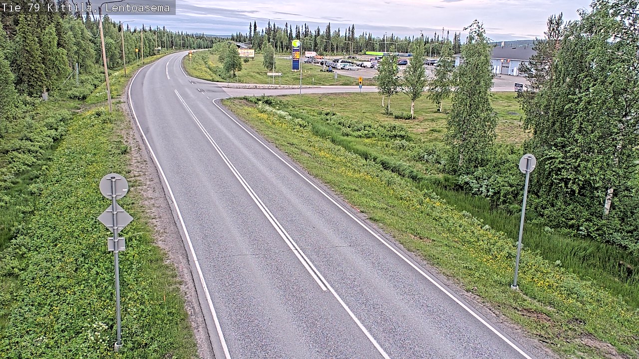 Kelikamerat Kuva Tie 79 Kittilä, Lentoasema, Kittilä, Lappi