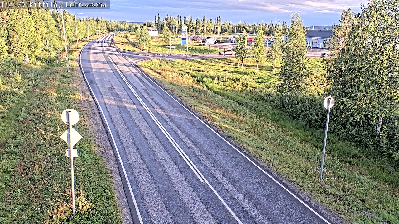 Kelikamerat Kuva Tie 79 Kittilä, Lentoasema, Kittilä, Lappi