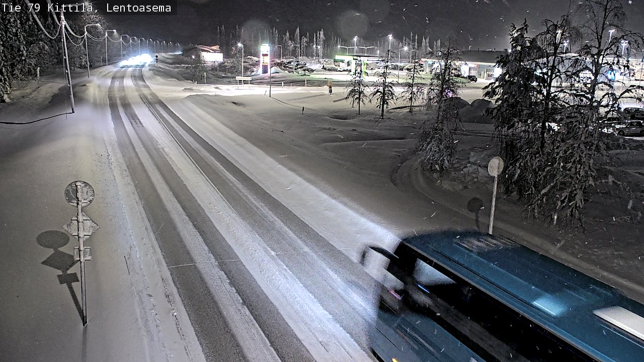 Weather Camera Image Road 79 Kittilä, Lentoasema, Kittilä, Lappi