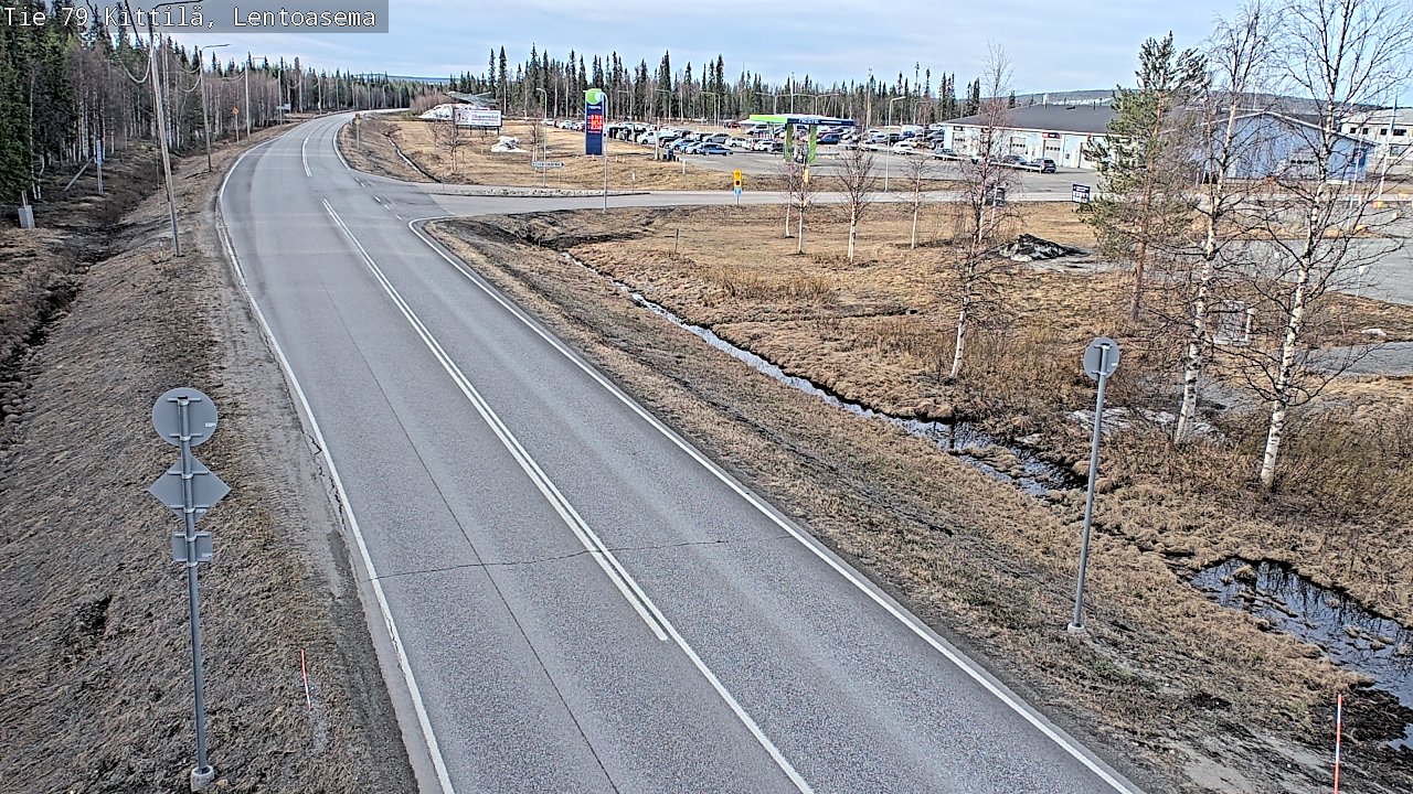 Kelikamerat Kuva Tie 79 Kittilä, Lentoasema, Kittilä, Lappi