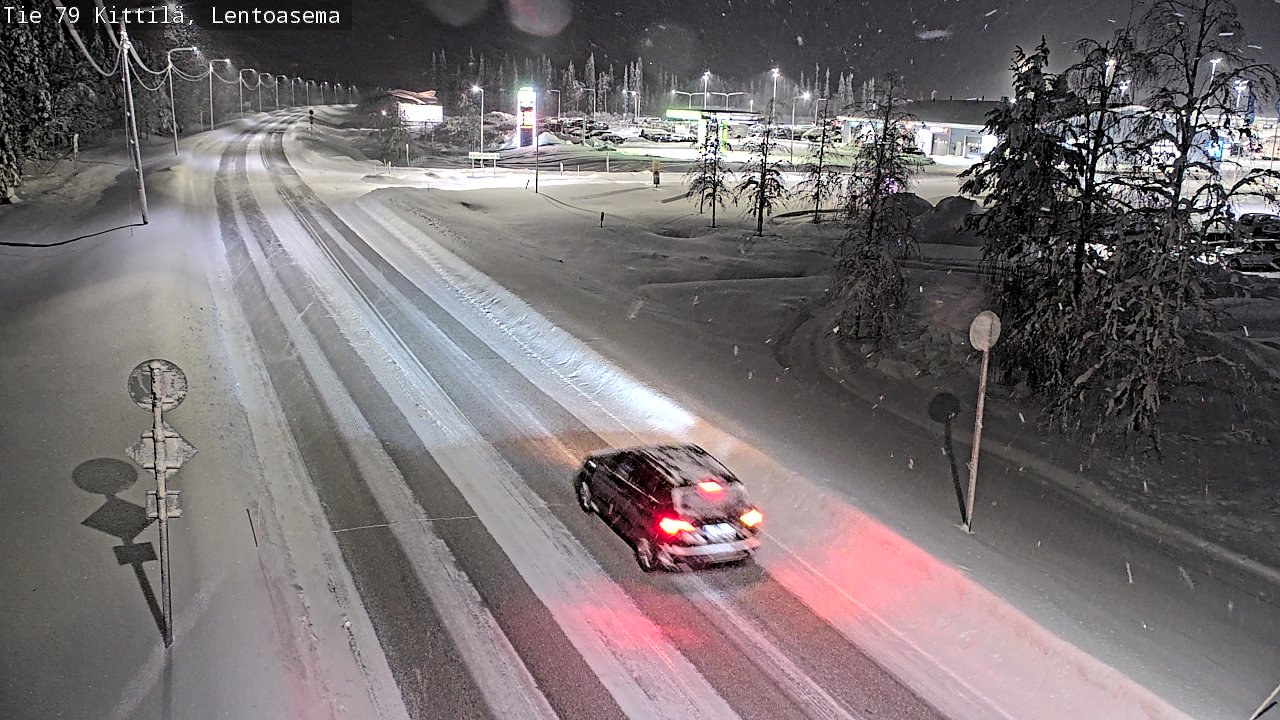 Weather Camera Image Road 79 Kittilä, Lentoasema, Kittilä, Lappi