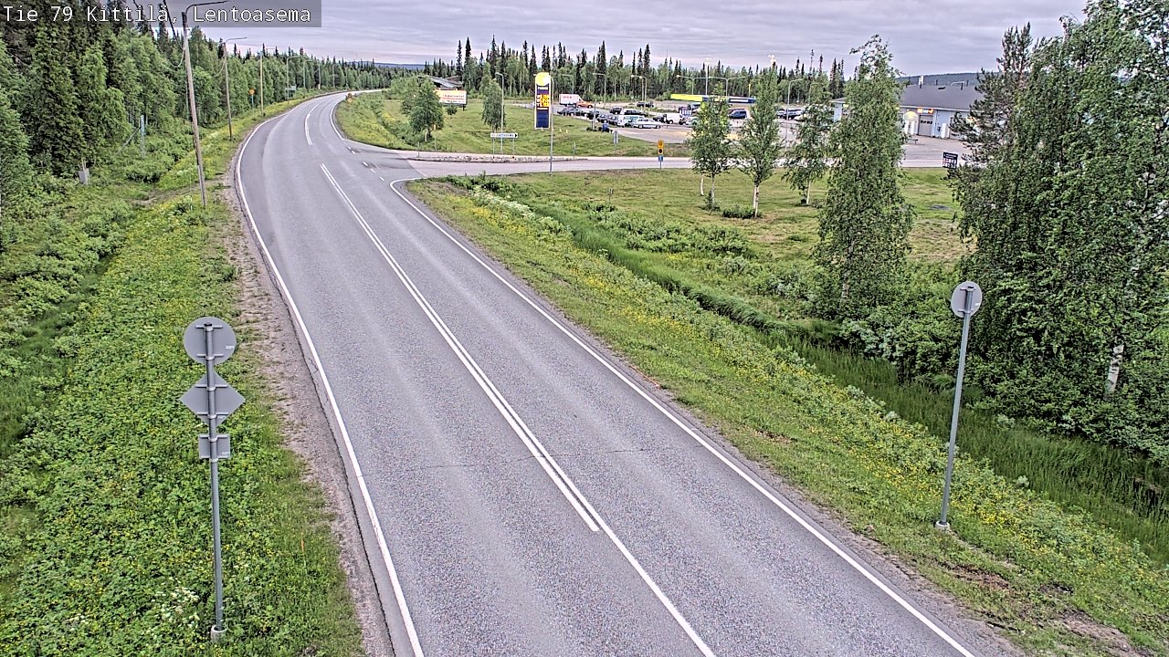 Kelikamerat Kuva Tie 79 Kittilä, Lentoasema, Kittilä, Lappi