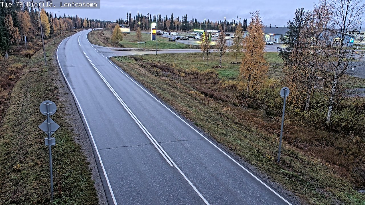 Kelikamerat Kuva Tie 79 Kittilä, Lentoasema, Kittilä, Lappi
