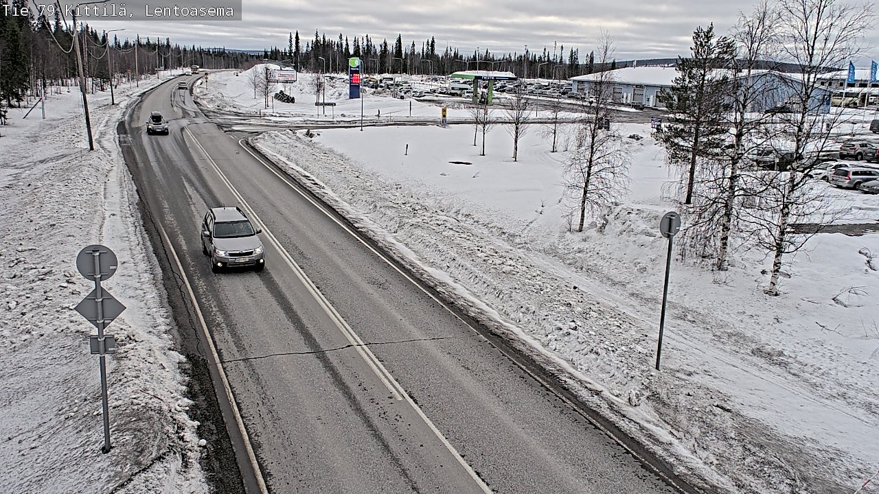 Kelikamerat Kuva Tie 79 Kittilä, Lentoasema, Kittilä, Lappi