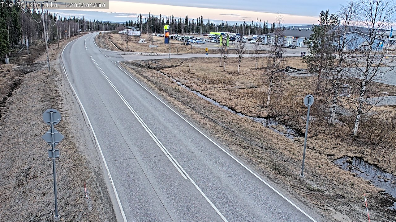 Weather Camera Image Road 79 Kittilä, Lentoasema, Kittilä, Lappi