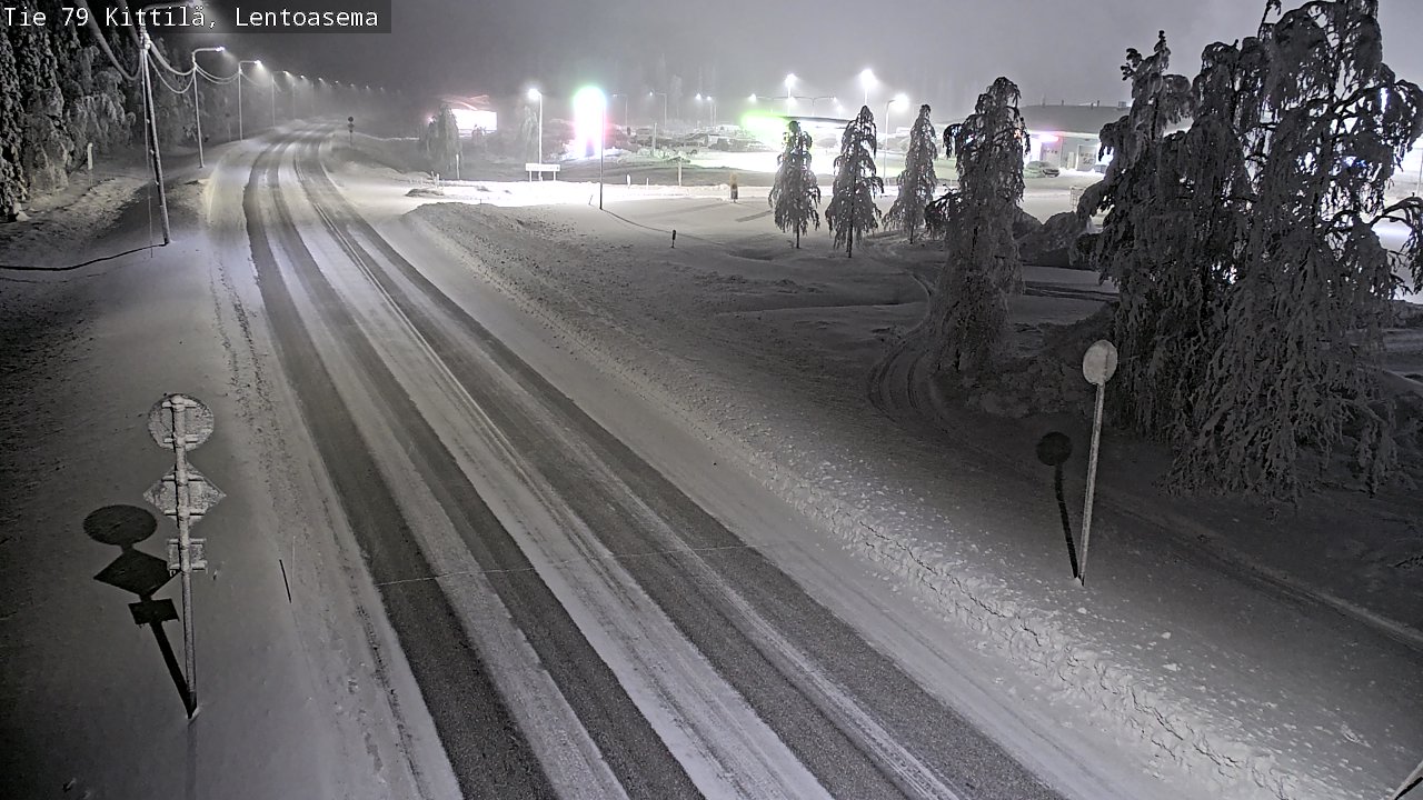 Kelikamerat Kuva Tie 79 Kittilä, Lentoasema, Kittilä, Lappi