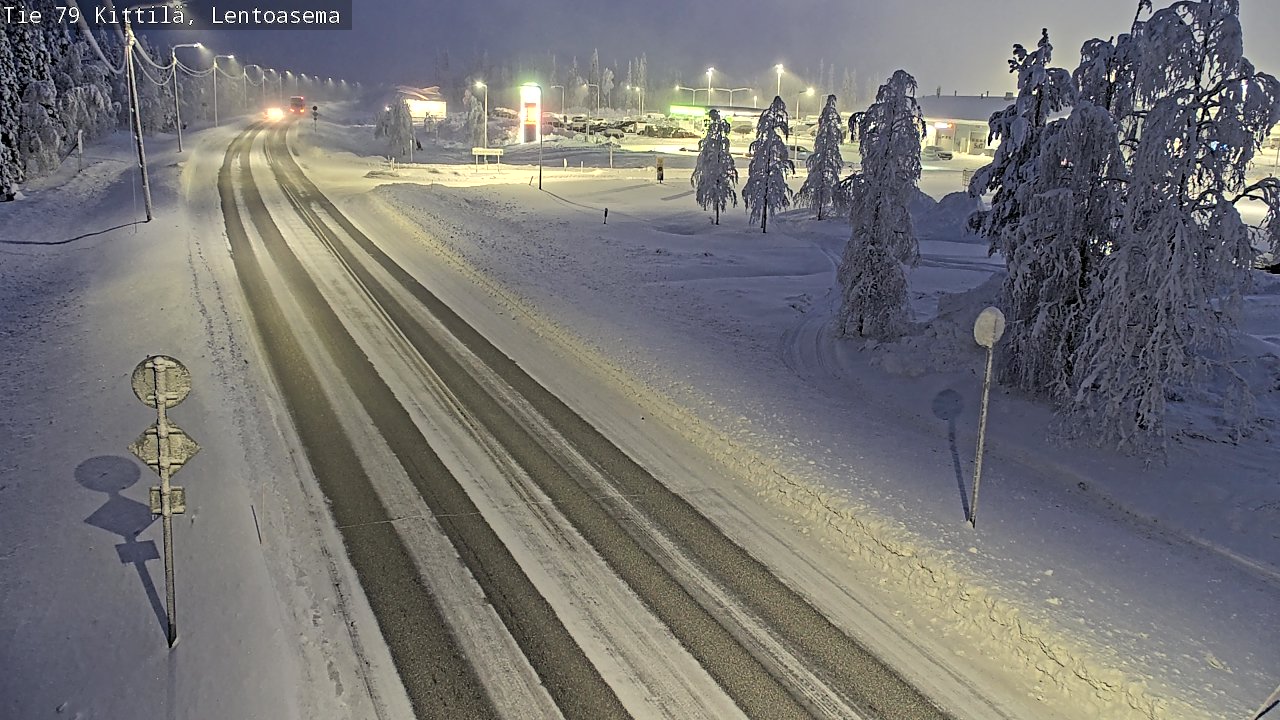 Kelikamerat Kuva Tie 79 Kittilä, Lentoasema, Kittilä, Lappi