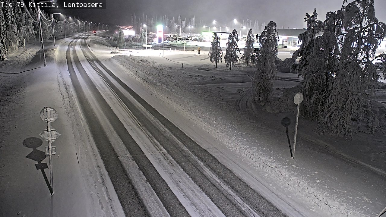 Kelikamerat Kuva Tie 79 Kittilä, Lentoasema, Kittilä, Lappi