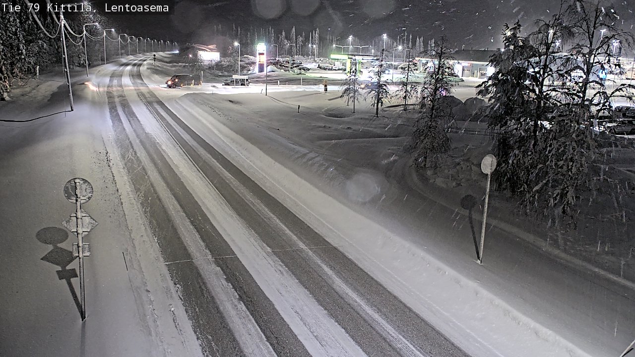 Weather Camera Image Road 79 Kittilä, Lentoasema, Kittilä, Lappi
