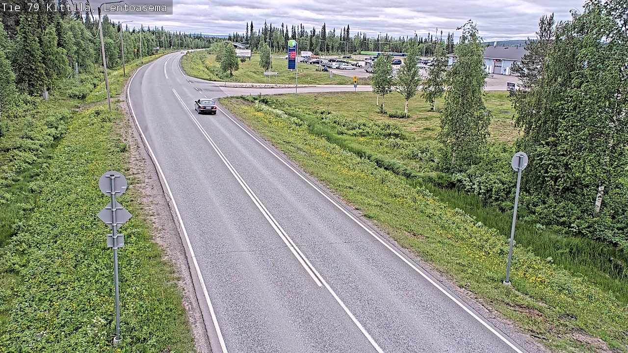 Kelikamerat Kuva Tie 79 Kittilä, Lentoasema, Kittilä, Lappi