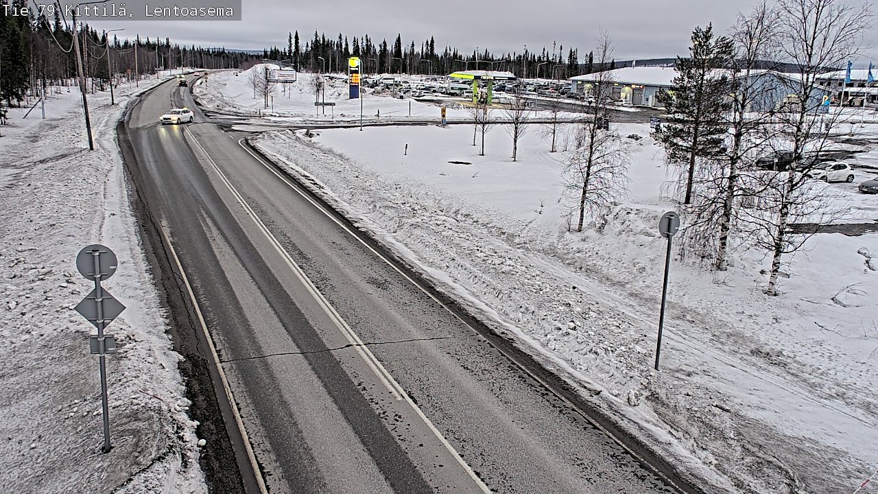 Kelikamerat Kuva Tie 79 Kittilä, Lentoasema, Kittilä, Lappi
