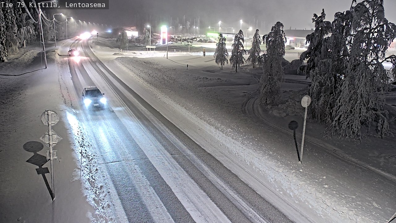 Kelikamerat Kuva Tie 79 Kittilä, Lentoasema, Kittilä, Lappi