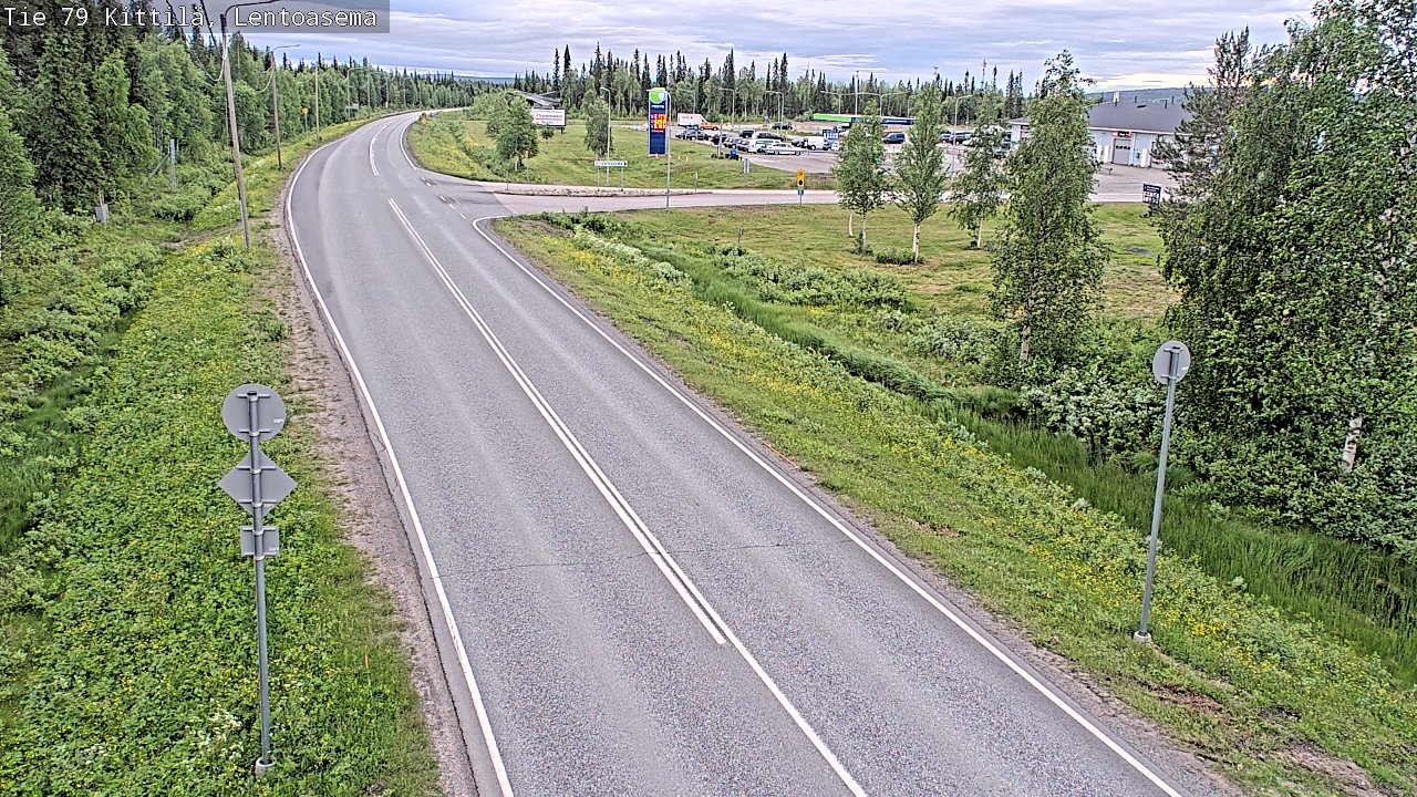 Kelikamerat Kuva Tie 79 Kittilä, Lentoasema, Kittilä, Lappi