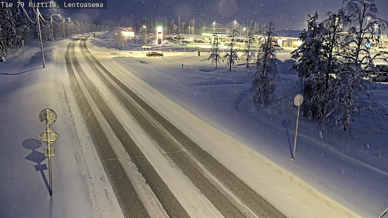 Weather Camera Image Road 79 Kittilä, Lentoasema, Kittilä, Lappi