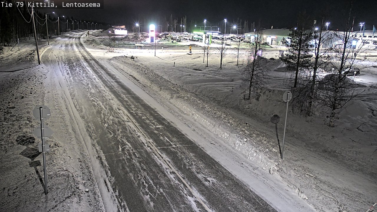 Kelikamerat Kuva Tie 79 Kittilä, Lentoasema, Kittilä, Lappi