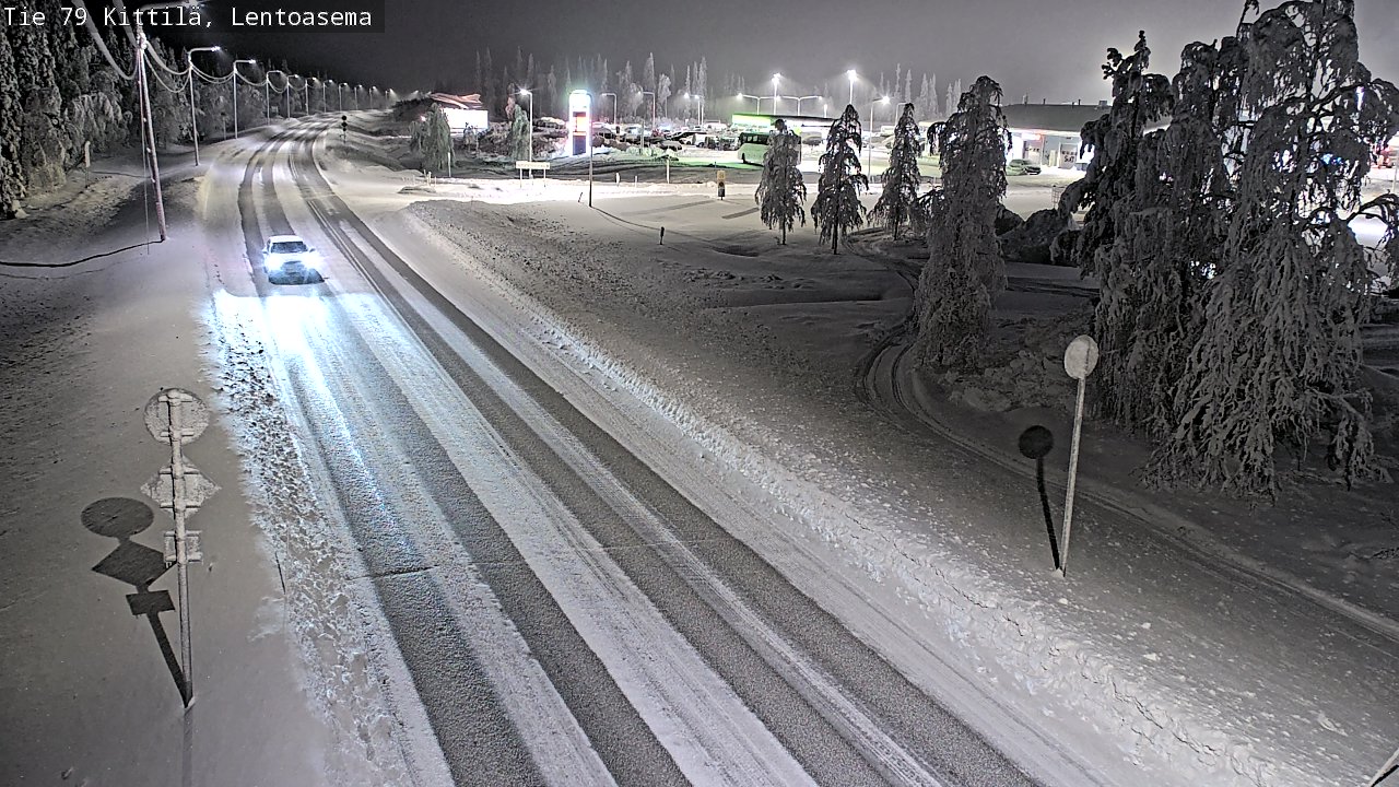 Kelikamerat Kuva Tie 79 Kittilä, Lentoasema, Kittilä, Lappi
