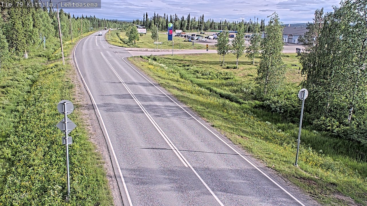 Kelikamerat Kuva Tie 79 Kittilä, Lentoasema, Kittilä, Lappi