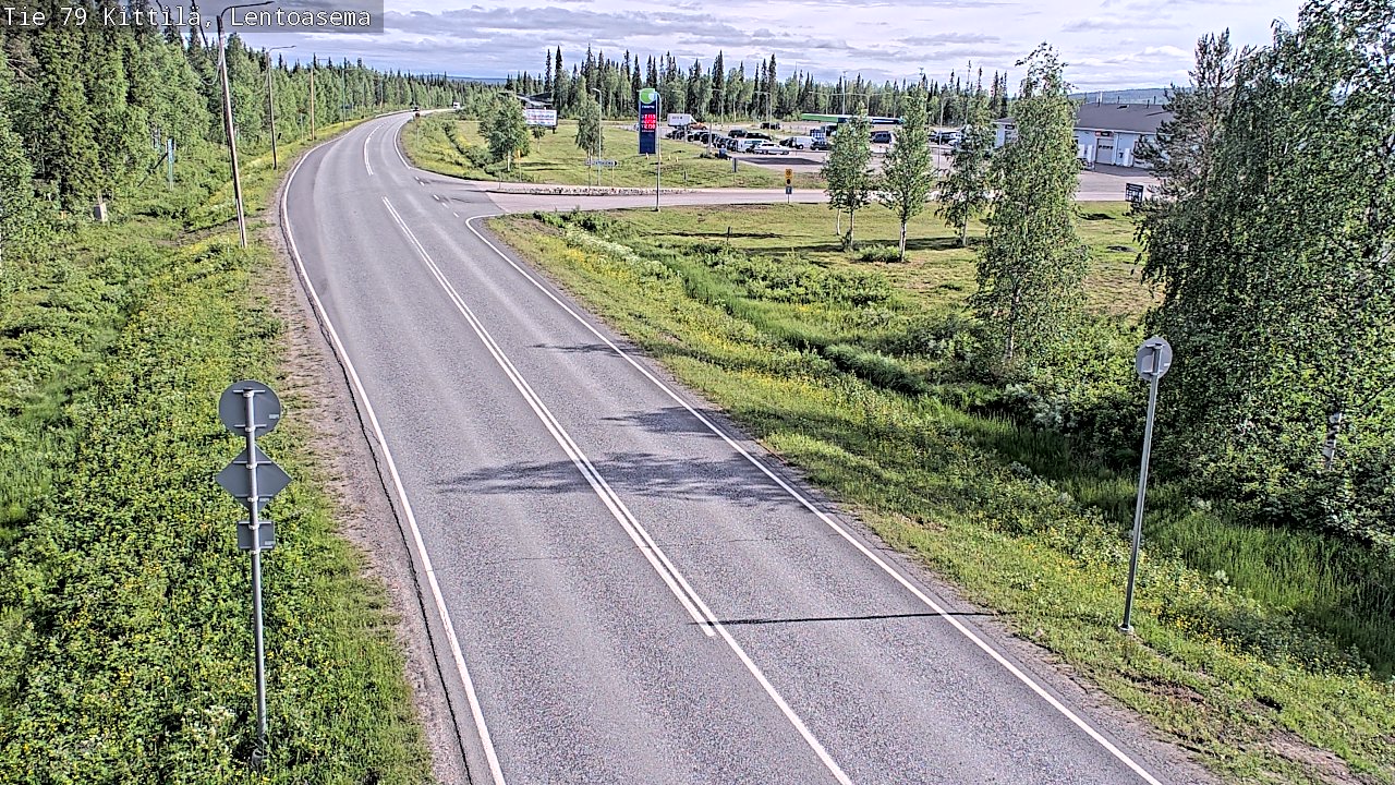 Kelikamerat Kuva Tie 79 Kittilä, Lentoasema, Kittilä, Lappi