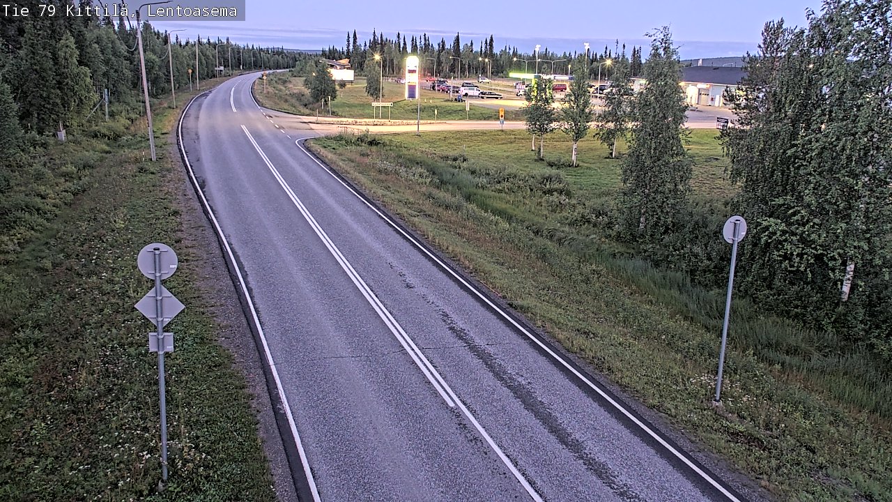 Kelikamerat Kuva Tie 79 Kittilä, Lentoasema, Kittilä, Lappi