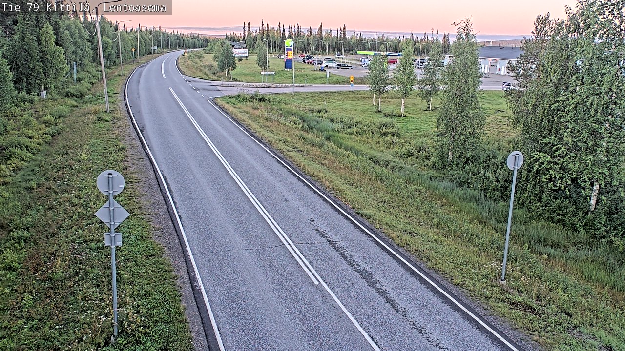 Kelikamerat Kuva Tie 79 Kittilä, Lentoasema, Kittilä, Lappi