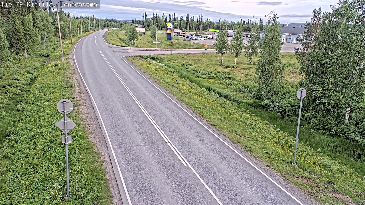 Kelikamerat Kuva Tie 79 Kittilä, Lentoasema, Kittilä, Lappi