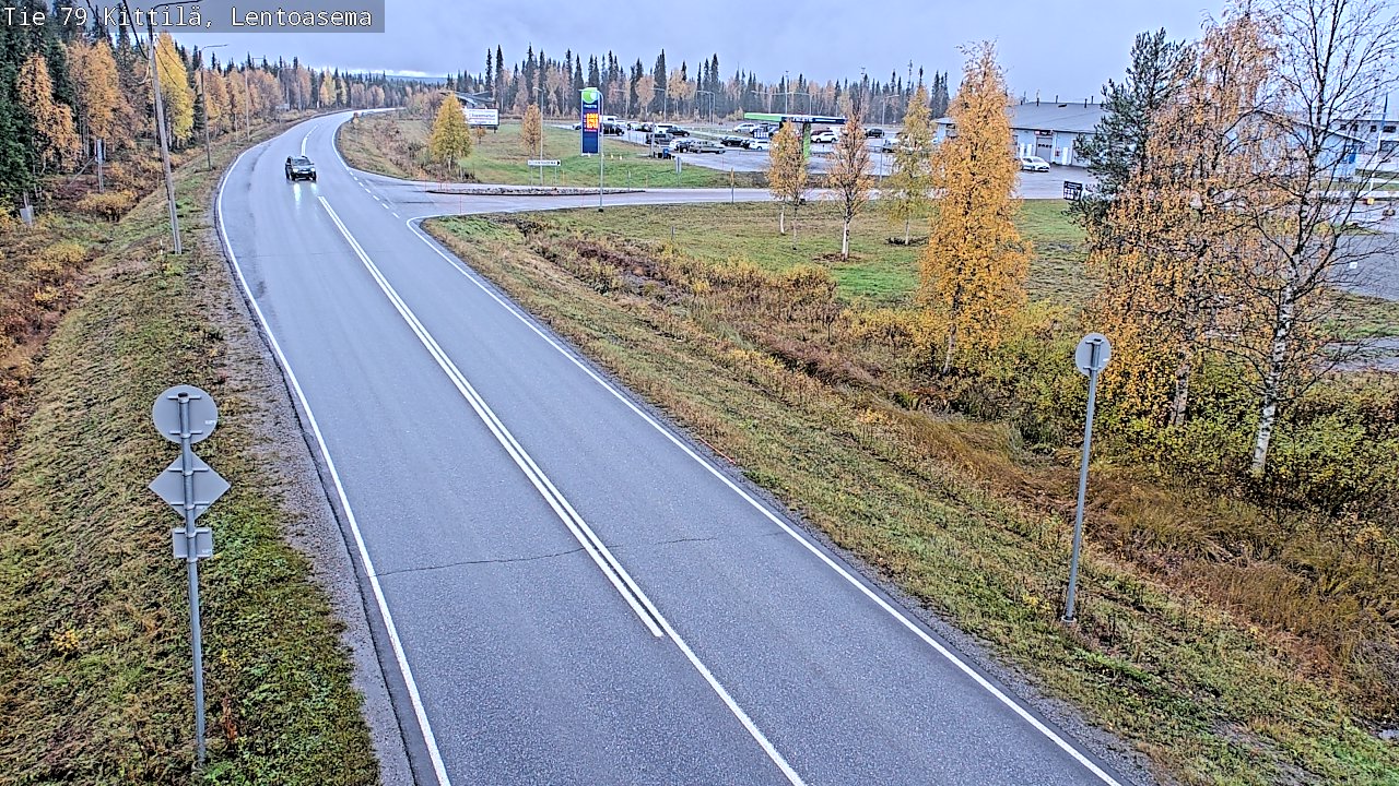 Kelikamerat Kuva Tie 79 Kittilä, Lentoasema, Kittilä, Lappi
