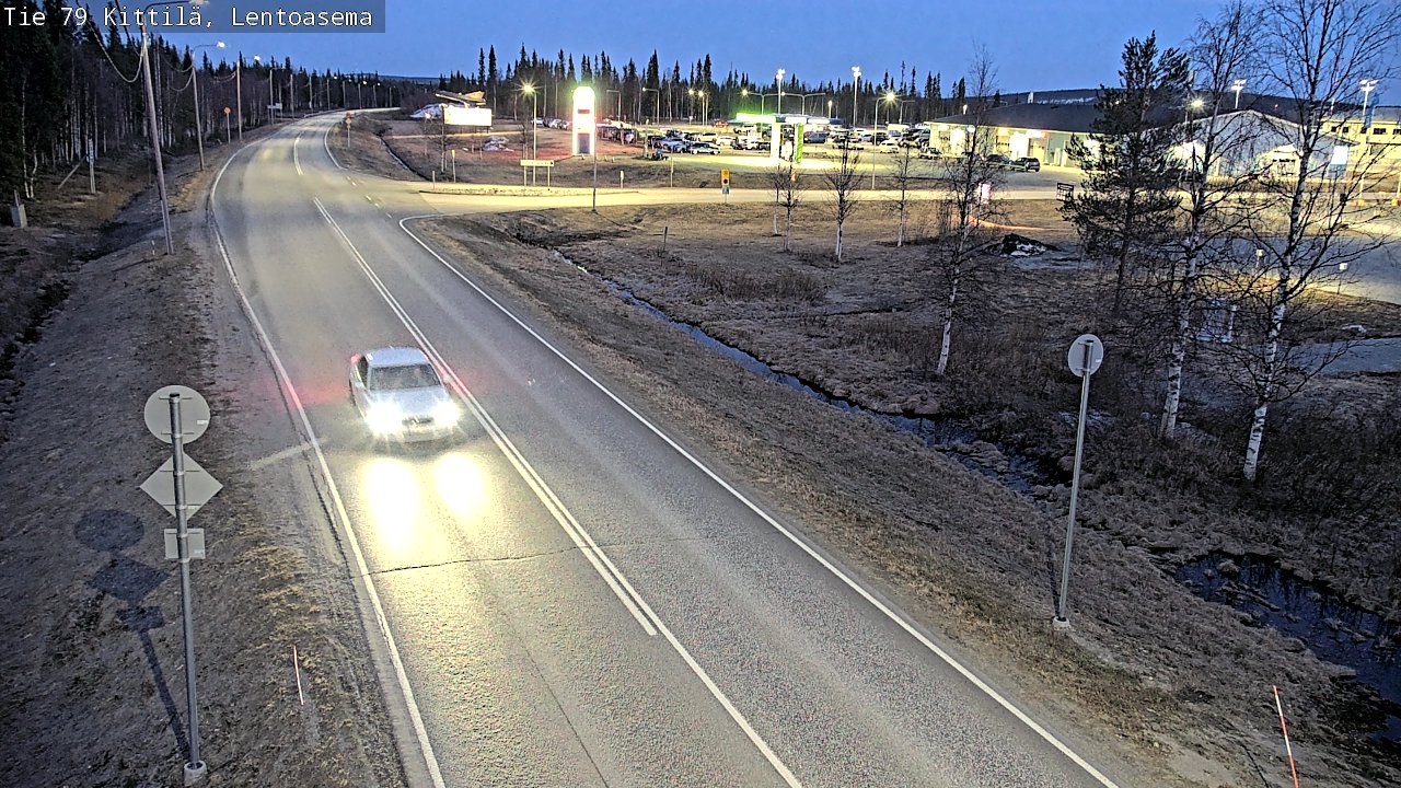 Kelikamerat Kuva Tie 79 Kittilä, Lentoasema, Kittilä, Lappi