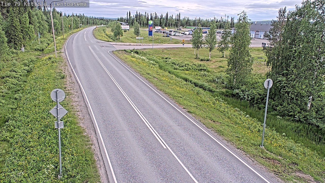 Kelikamerat Kuva Tie 79 Kittilä, Lentoasema, Kittilä, Lappi