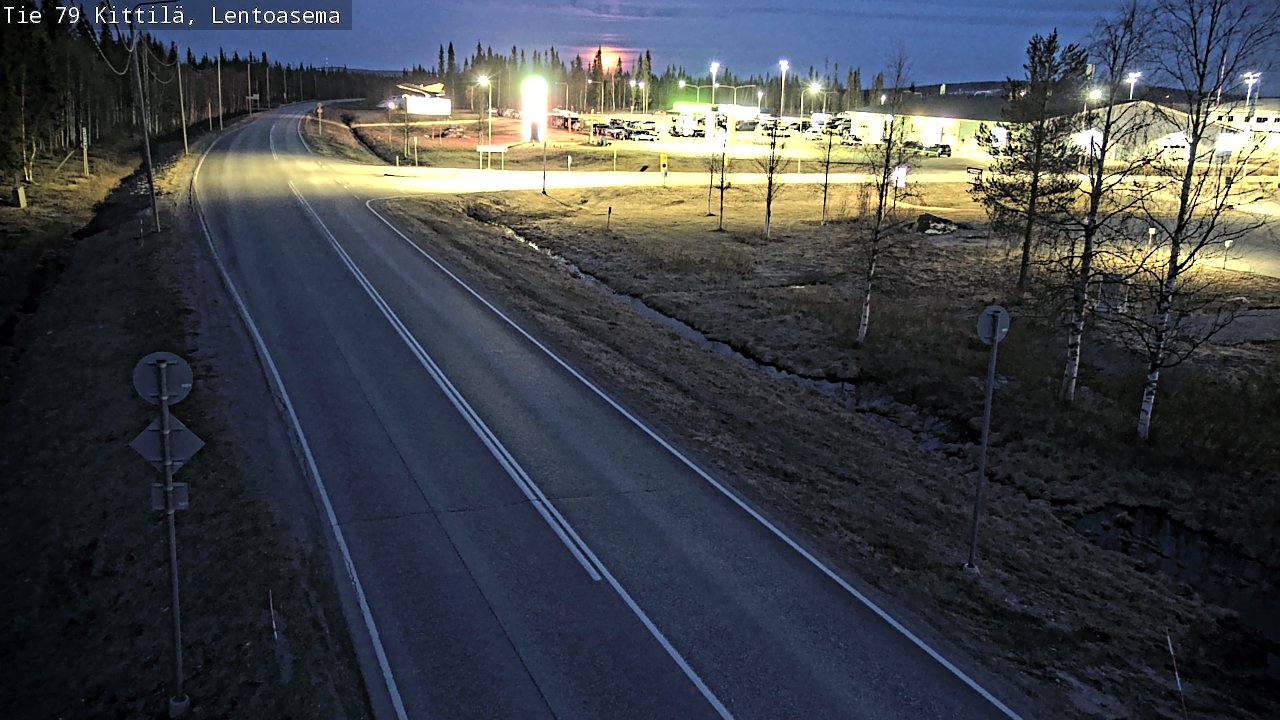 Kelikamerat Kuva Tie 79 Kittilä, Lentoasema, Kittilä, Lappi