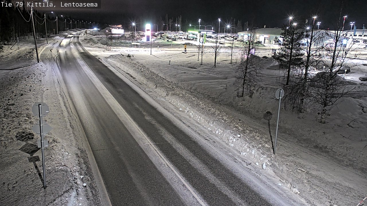 Kelikamerat Kuva Tie 79 Kittilä, Lentoasema, Kittilä, Lappi