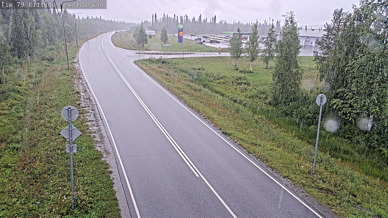 Kelikamerat Kuva Tie 79 Kittilä, Lentoasema, Kittilä, Lappi