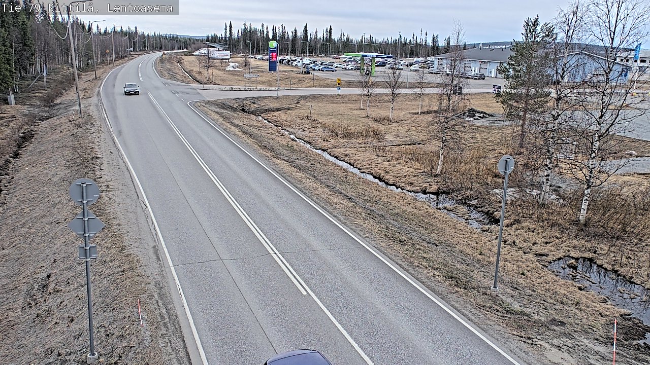 Kelikamerat Kuva Tie 79 Kittilä, Lentoasema, Kittilä, Lappi