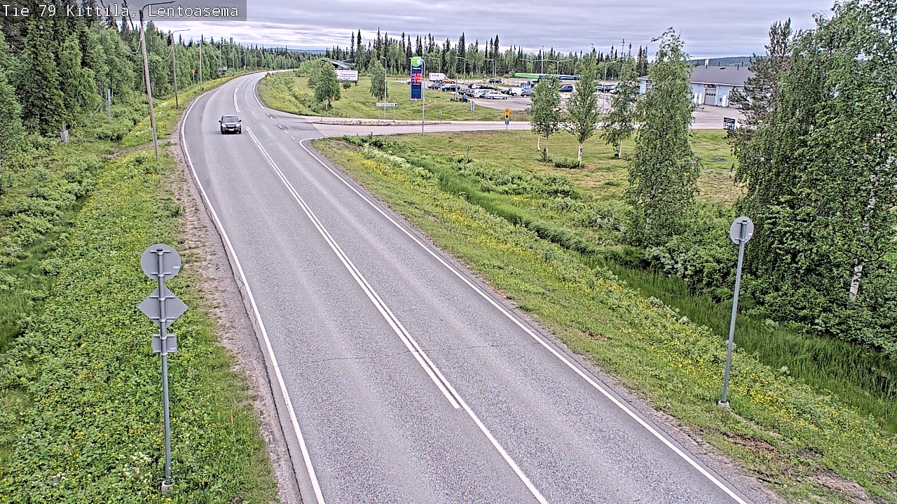 Kelikamerat Kuva Tie 79 Kittilä, Lentoasema, Kittilä, Lappi
