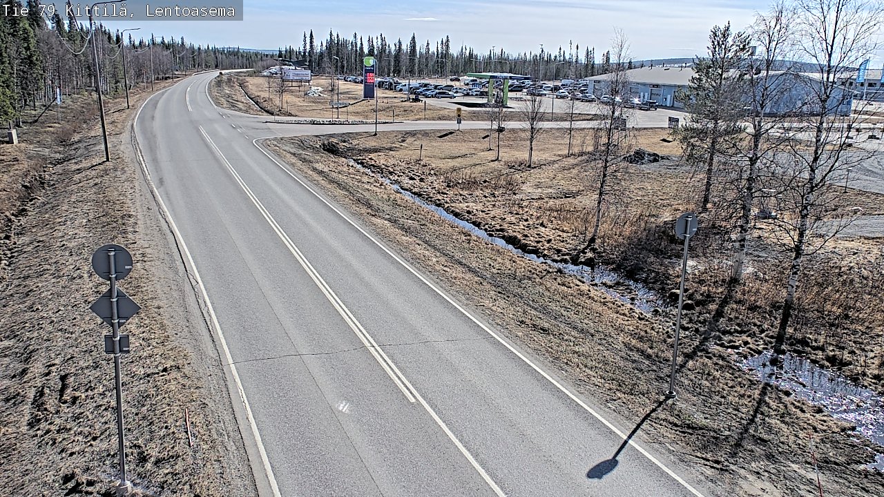Kelikamerat Kuva Tie 79 Kittilä, Lentoasema, Kittilä, Lappi