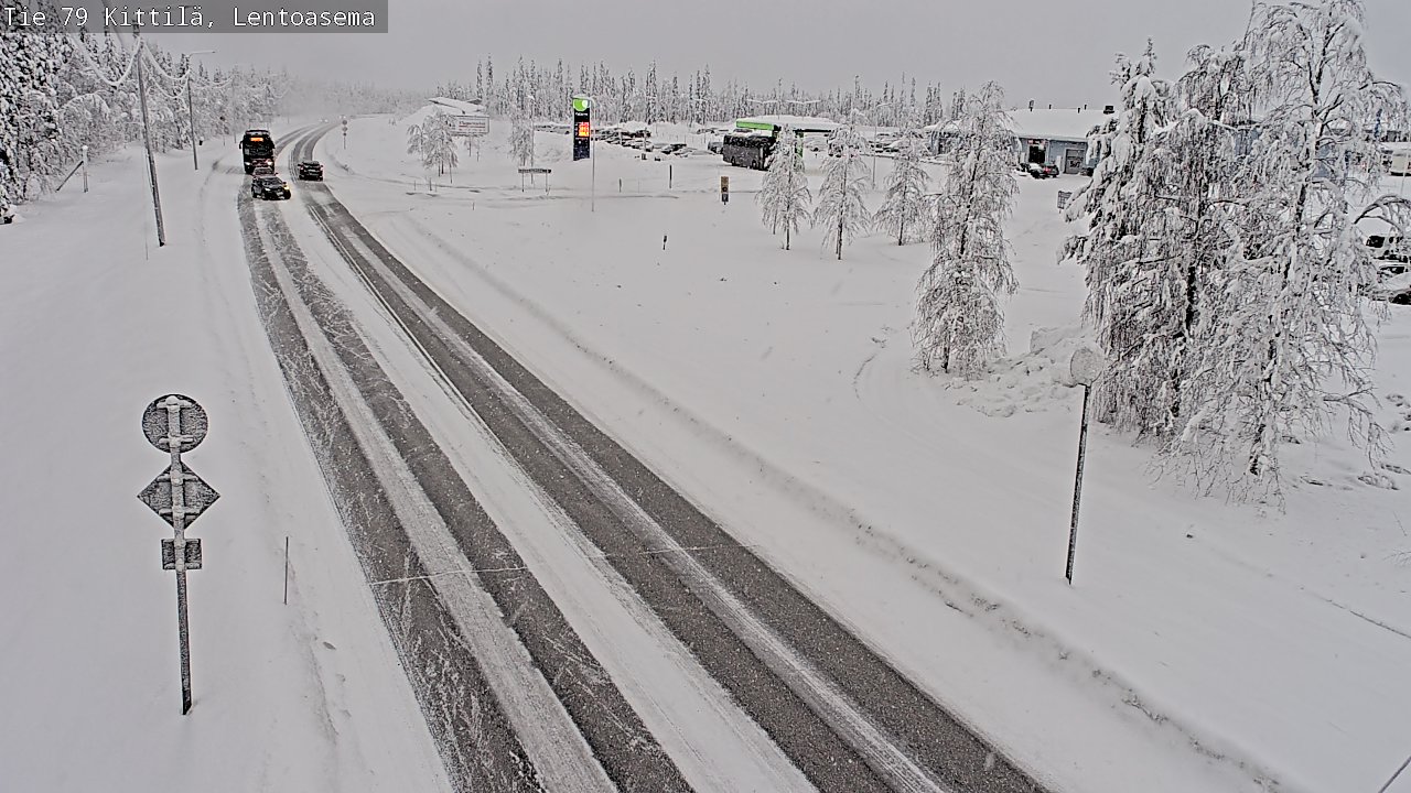 Weather Camera Image Road 79 Kittilä, Lentoasema, Kittilä, Lappi
