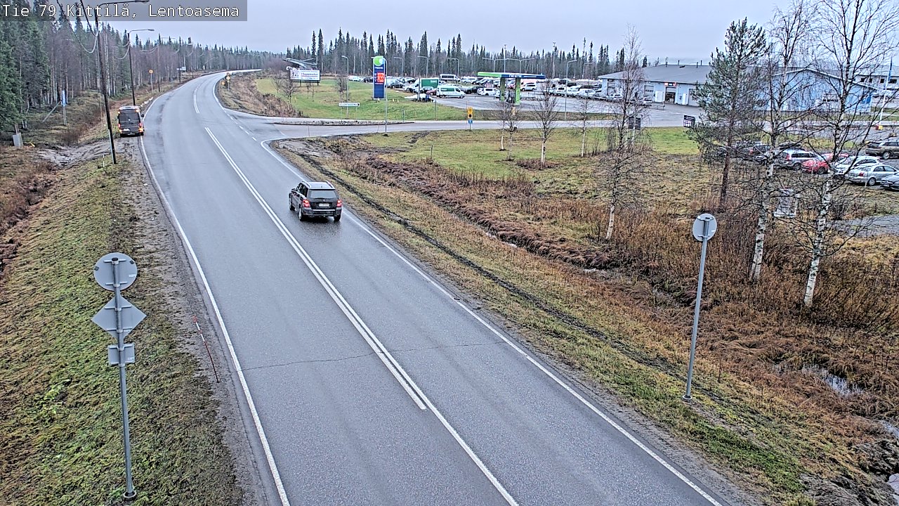 Kelikamerat Kuva Tie 79 Kittilä, Lentoasema, Kittilä, Lappi