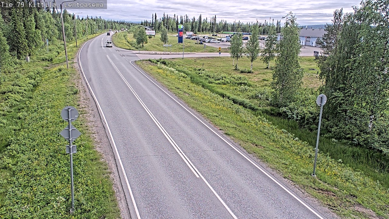 Kelikamerat Kuva Tie 79 Kittilä, Lentoasema, Kittilä, Lappi