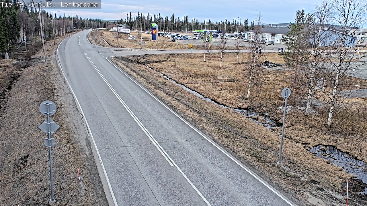 Kelikamerat Kuva Tie 79 Kittilä, Lentoasema, Kittilä, Lappi