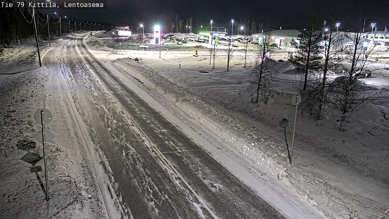 Kelikamerat Kuva Tie 79 Kittilä, Lentoasema, Kittilä, Lappi