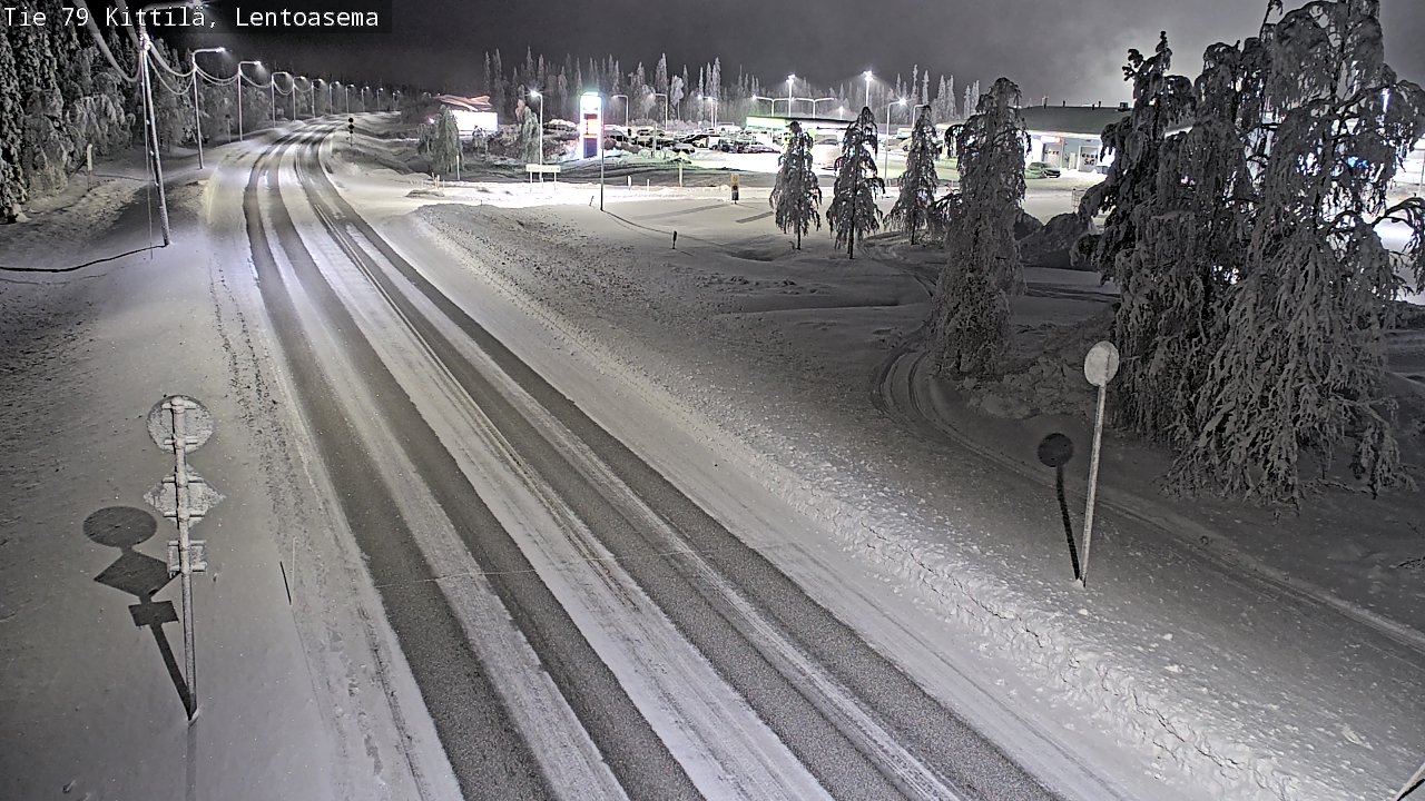 Kelikamerat Kuva Tie 79 Kittilä, Lentoasema, Kittilä, Lappi