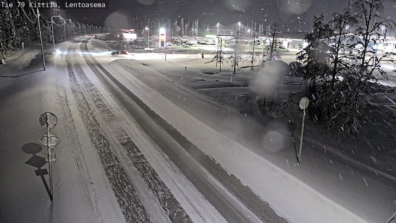 Weather Camera Image Road 79 Kittilä, Lentoasema, Kittilä, Lappi