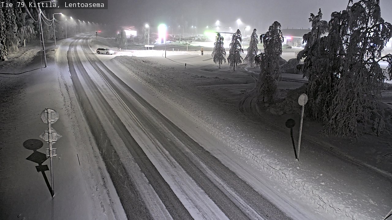 Kelikamerat Kuva Tie 79 Kittilä, Lentoasema, Kittilä, Lappi