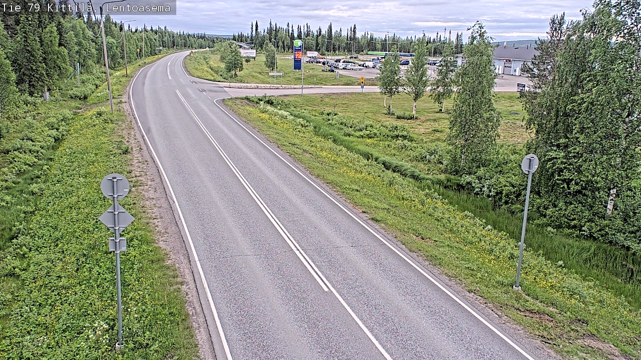 Kelikamerat Kuva Tie 79 Kittilä, Lentoasema, Kittilä, Lappi
