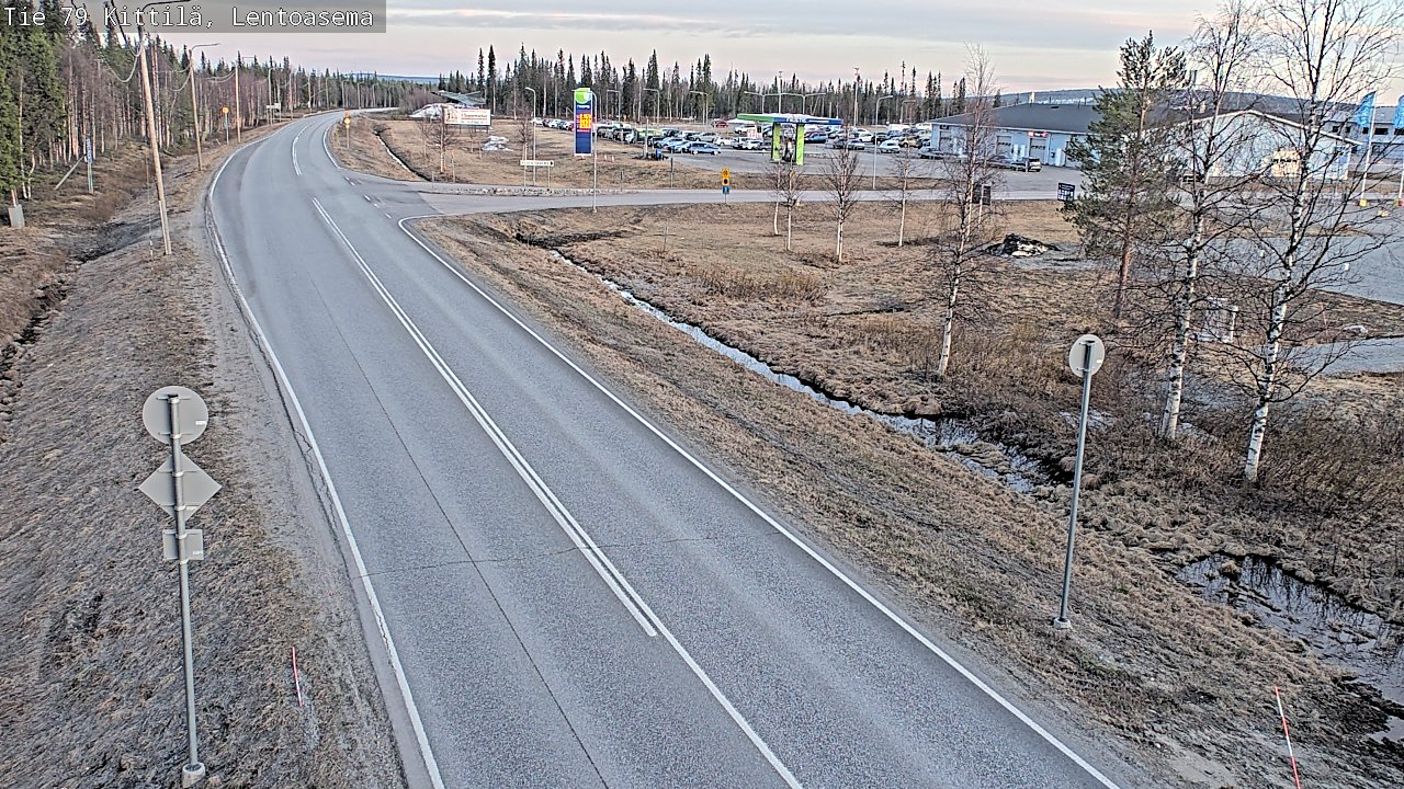 Kelikamerat Kuva Tie 79 Kittilä, Lentoasema, Kittilä, Lappi