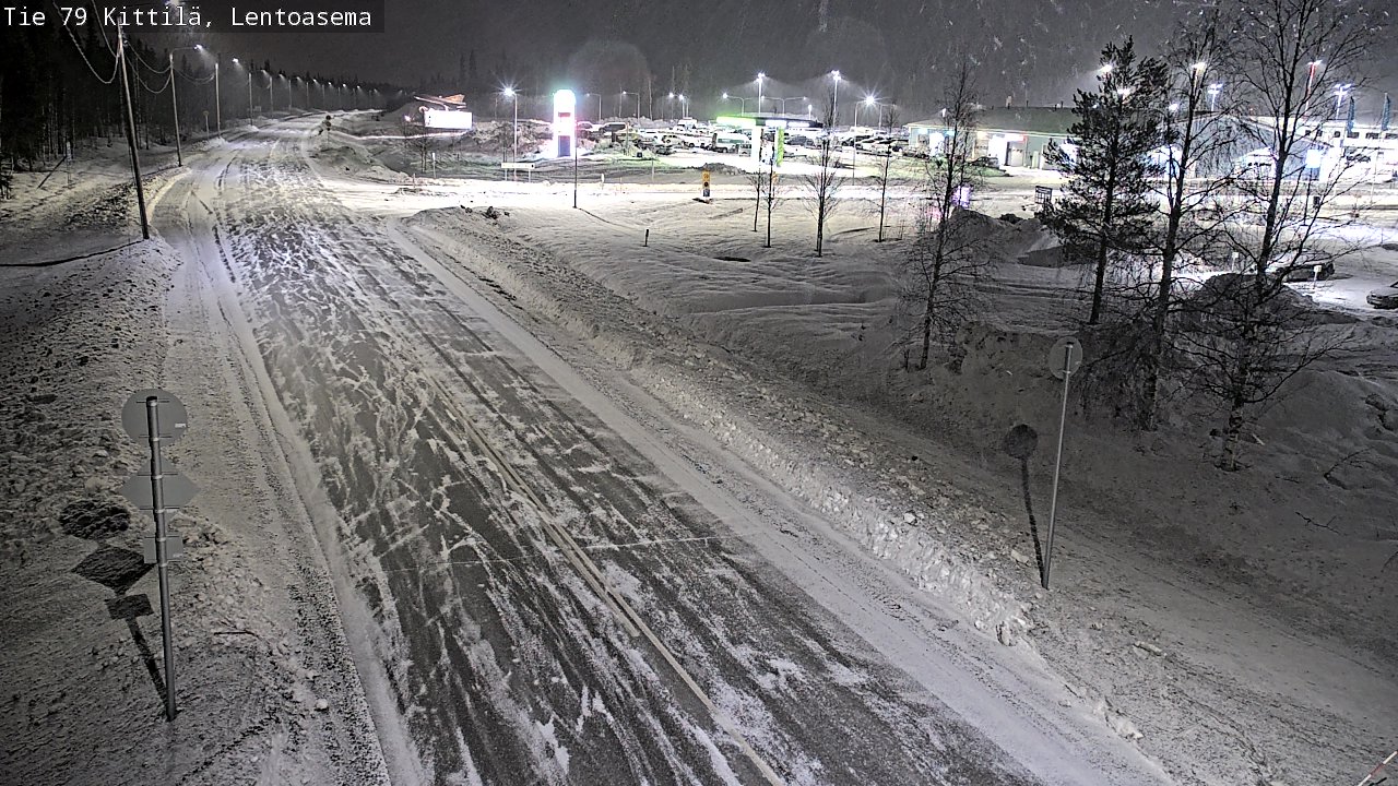 Kelikamerat Kuva Tie 79 Kittilä, Lentoasema, Kittilä, Lappi
