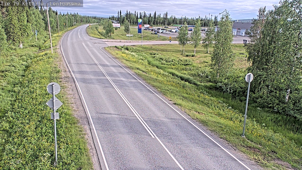 Kelikamerat Kuva Tie 79 Kittilä, Lentoasema, Kittilä, Lappi