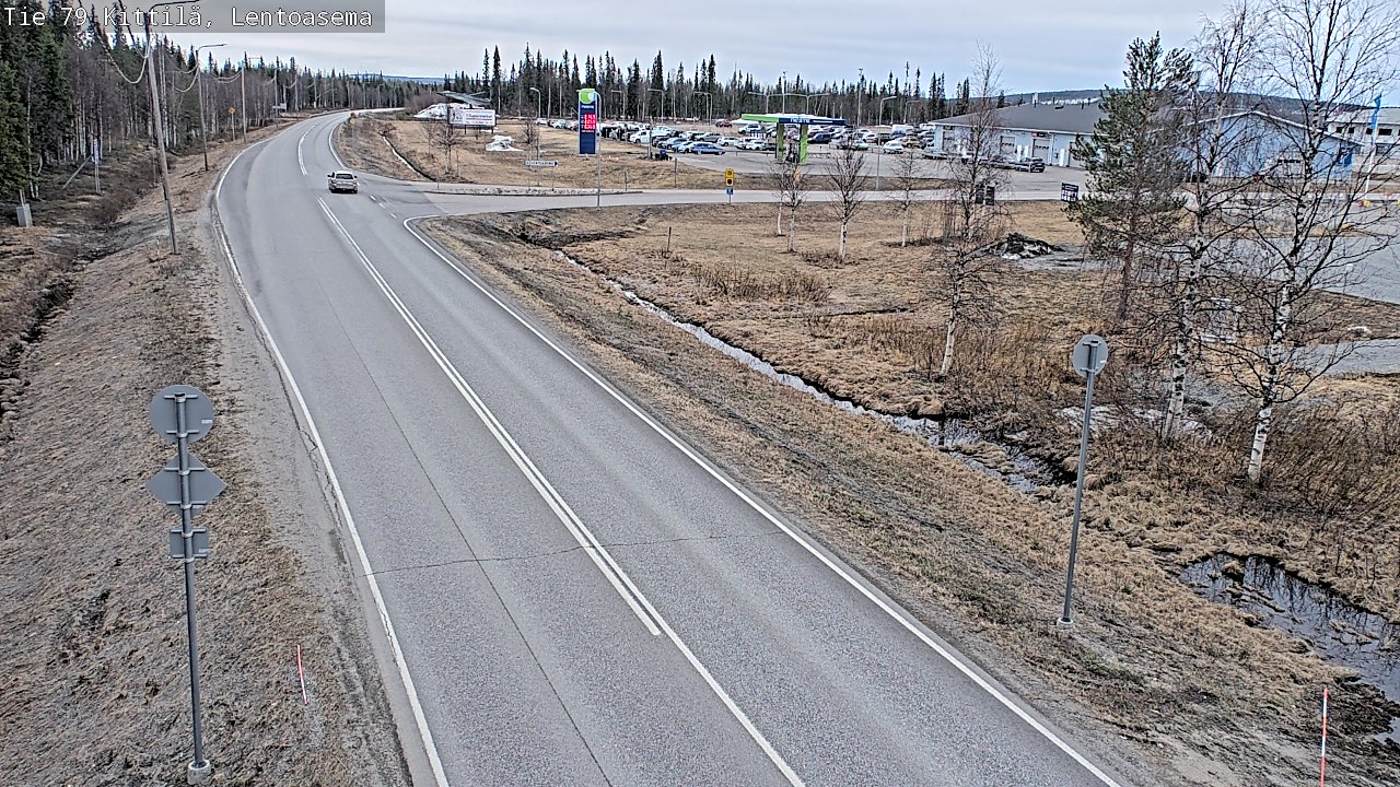 Kelikamerat Kuva Tie 79 Kittilä, Lentoasema, Kittilä, Lappi