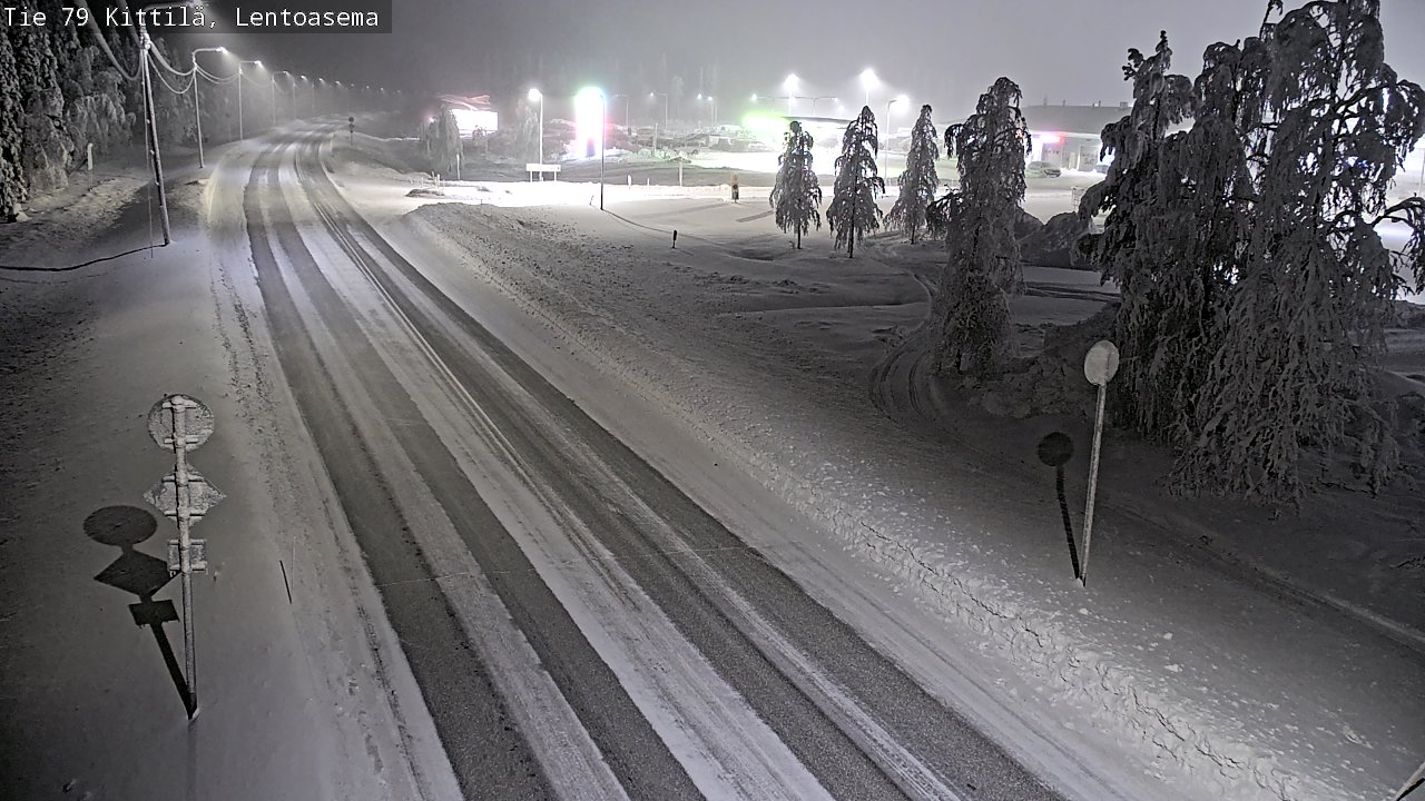 Kelikamerat Kuva Tie 79 Kittilä, Lentoasema, Kittilä, Lappi